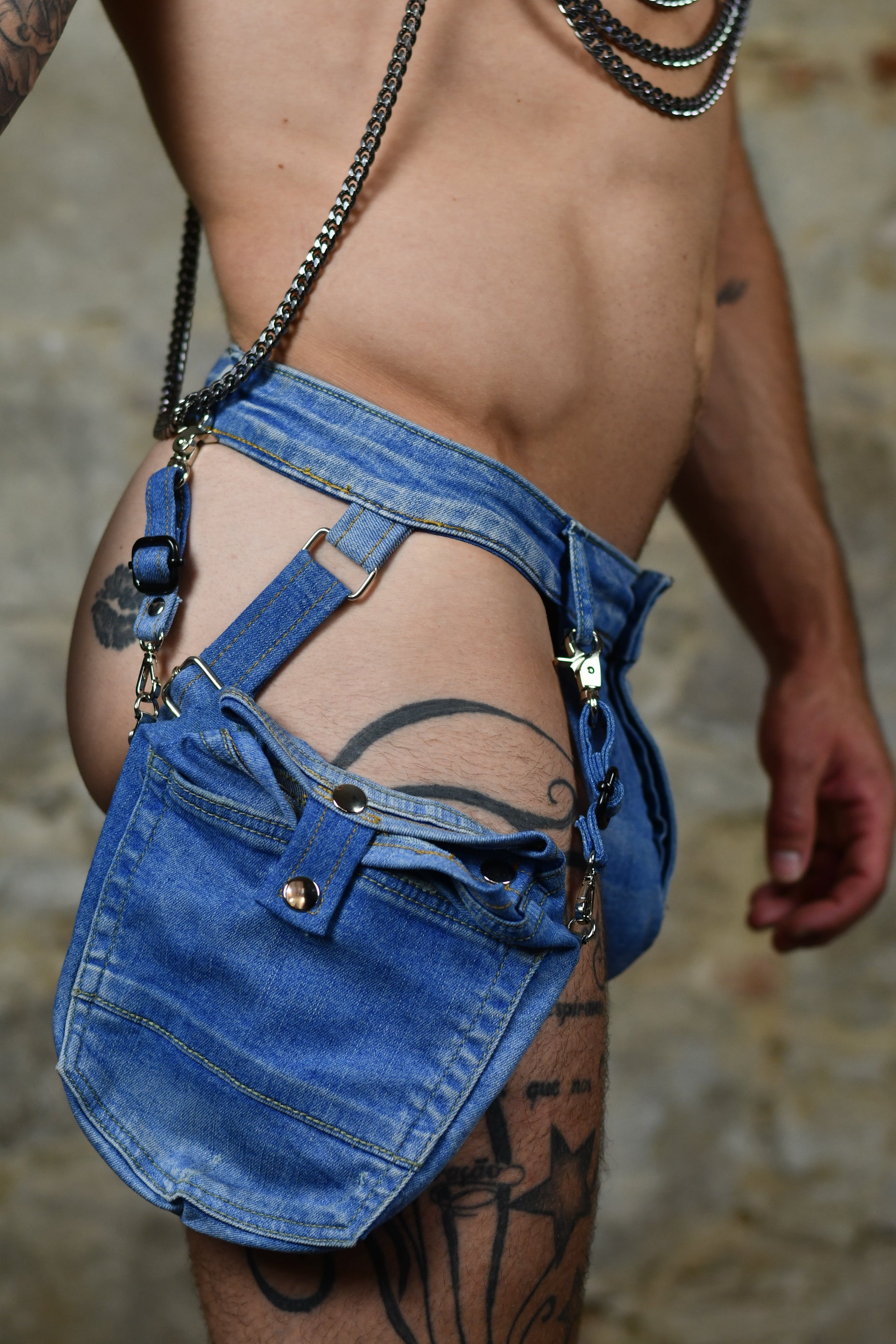 Denim Harness HH Set